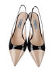 Prada Patent Leather Slingback Pumps