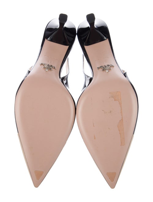 Prada Patent Leather Slingback Pumps