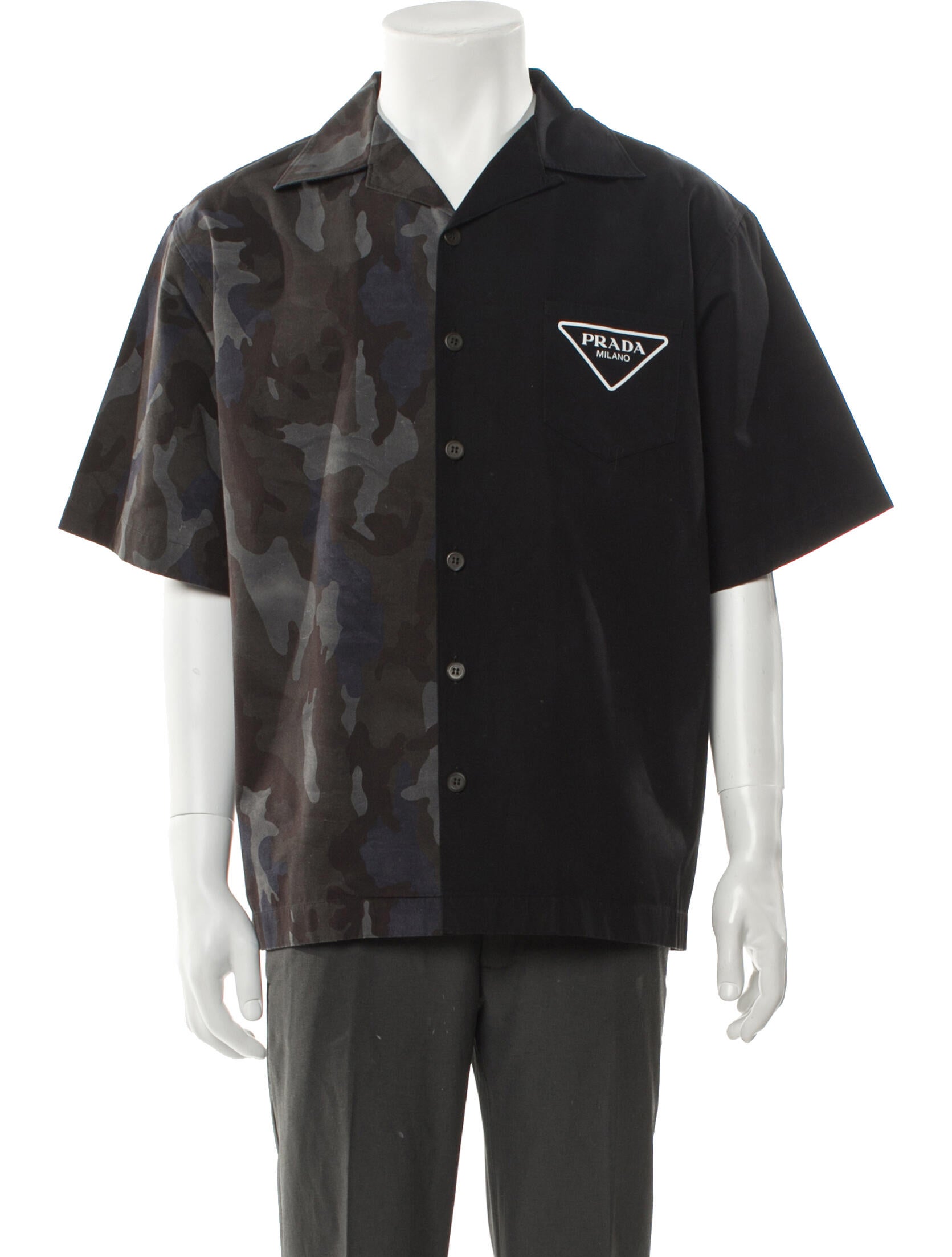 Prada 2021 Double-Match Shirt