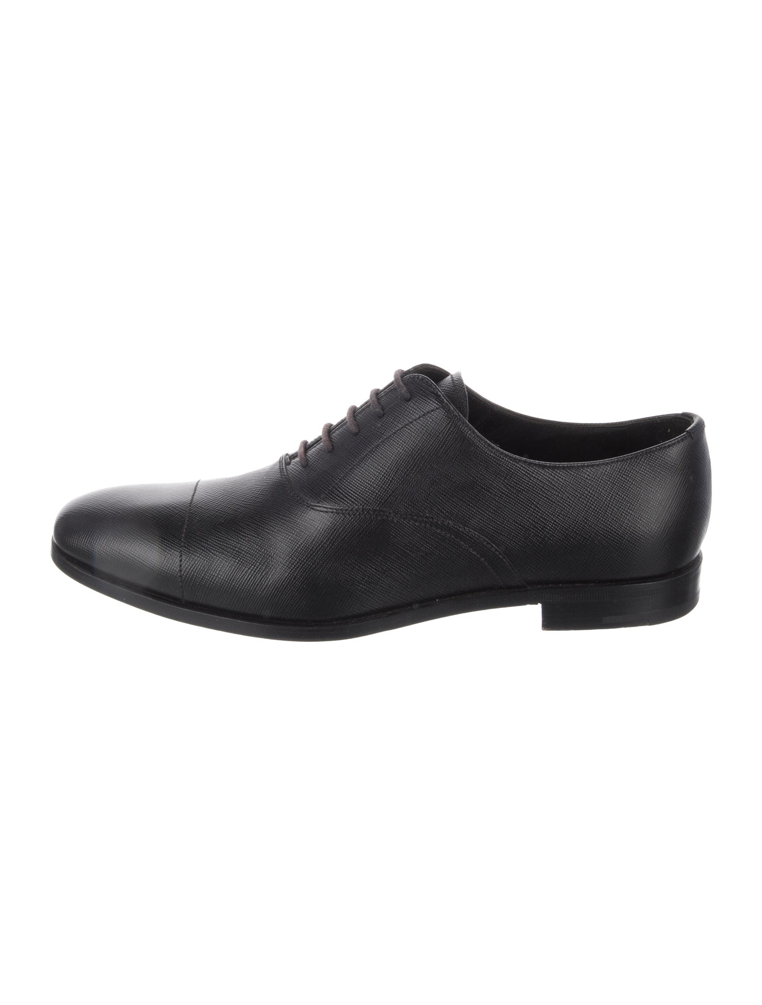Prada Saffiano Leather Dress Loafers