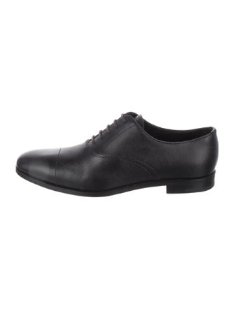 Prada Saffiano Leather Dress Loafers