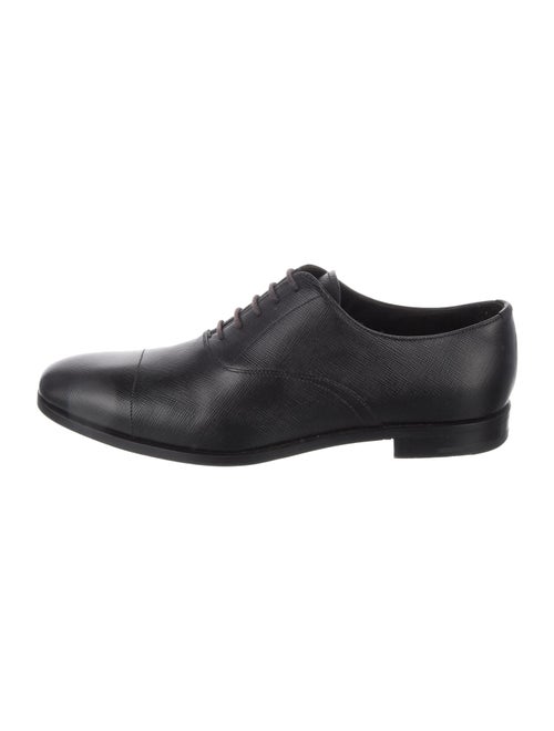 Prada Saffiano Leather Dress Loafers