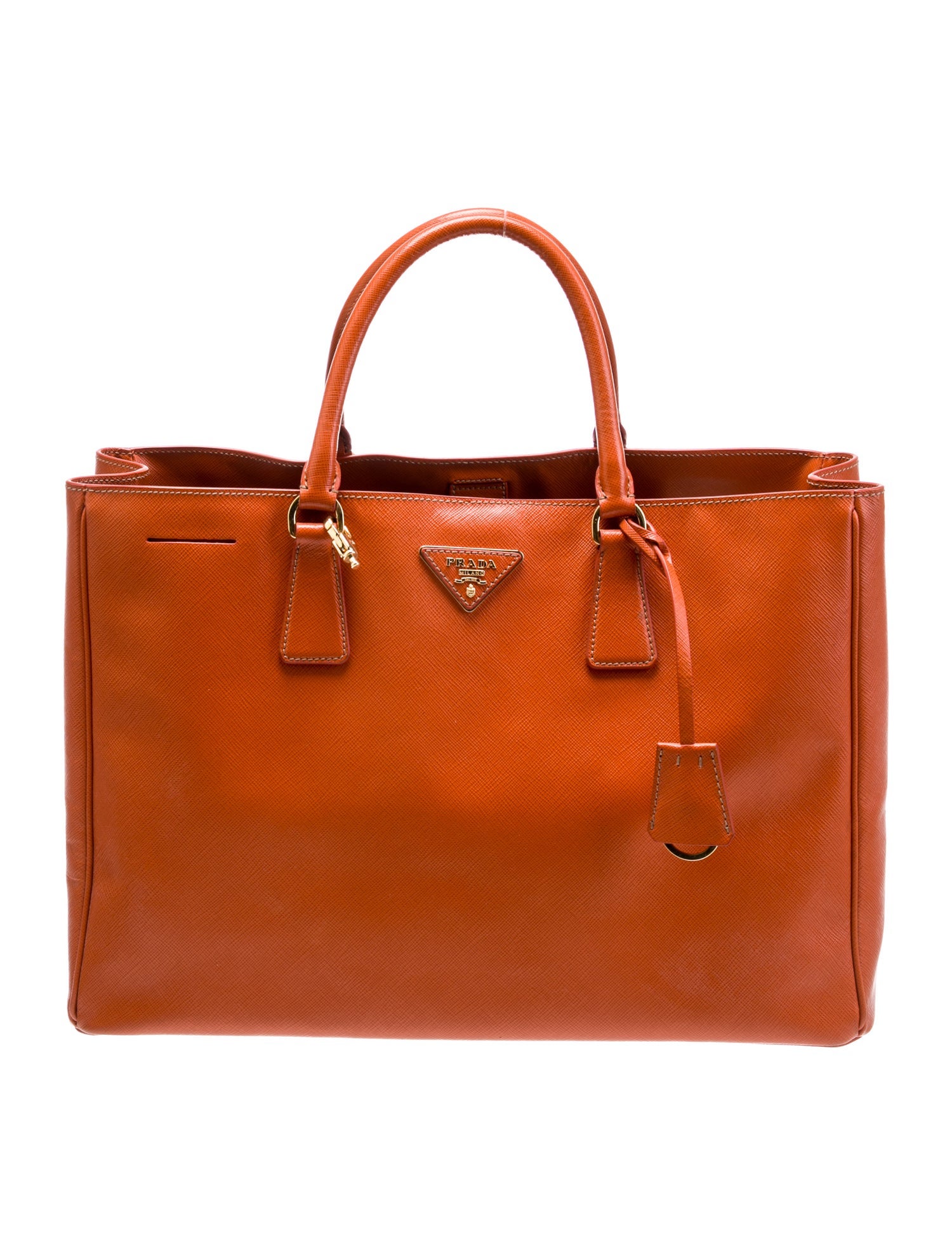 Prada Saffiano Leather Galleria Double Zip
