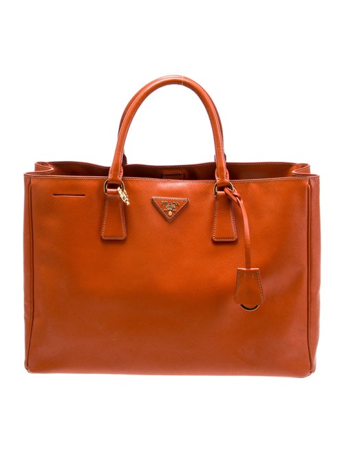 Prada Saffiano Leather Galleria Double Zip