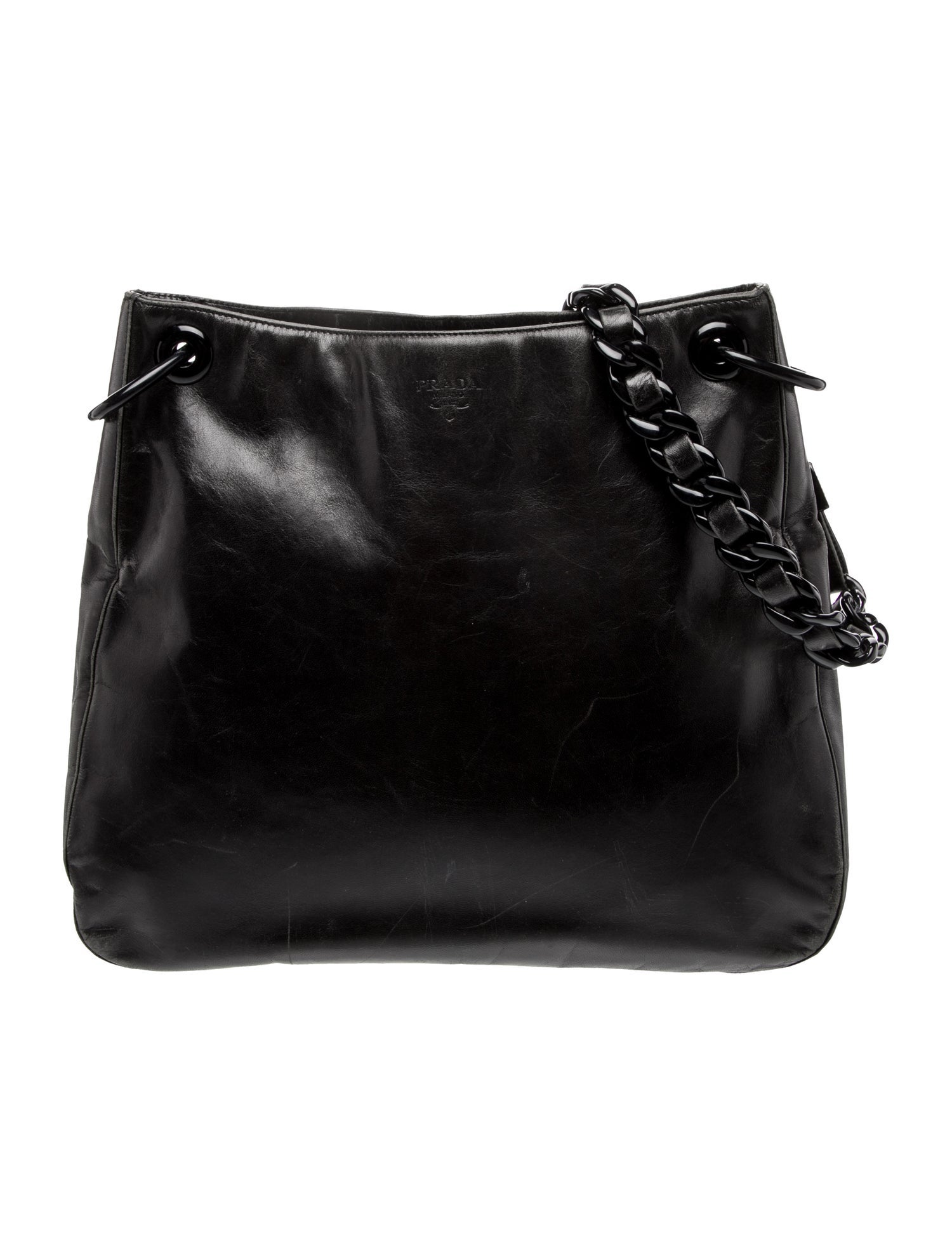 Prada Nappa Leather Shoulder Bag Vintage