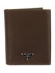 Prada Vitello Leather Bifold Wallet