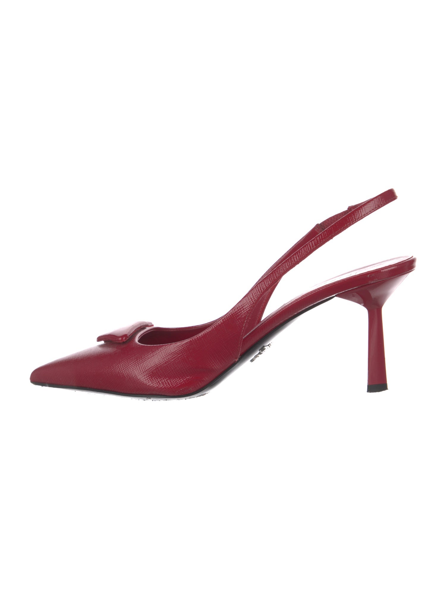 Prada Patent Leather Slingback Pumps