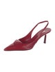 Prada Patent Leather Slingback Pumps