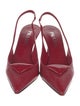 Prada Patent Leather Slingback Pumps