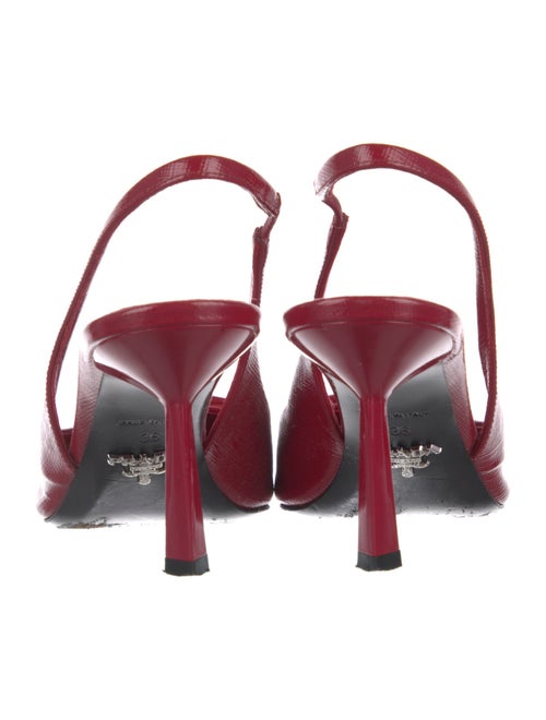 Prada Patent Leather Slingback Pumps