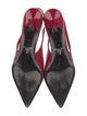 Prada Patent Leather Slingback Pumps