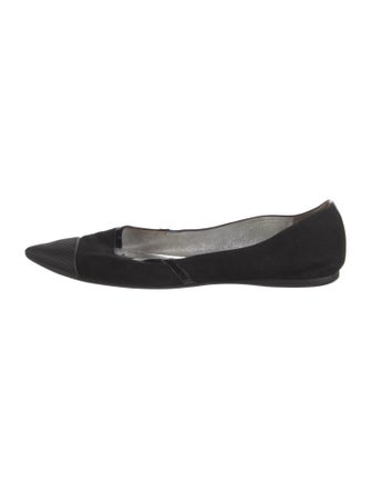 Prada Suede Ballet Flats