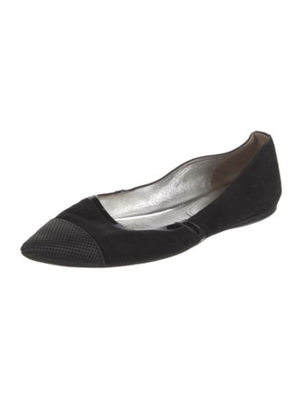 Prada Suede Ballet Flats