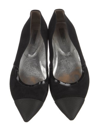 Prada Suede Ballet Flats
