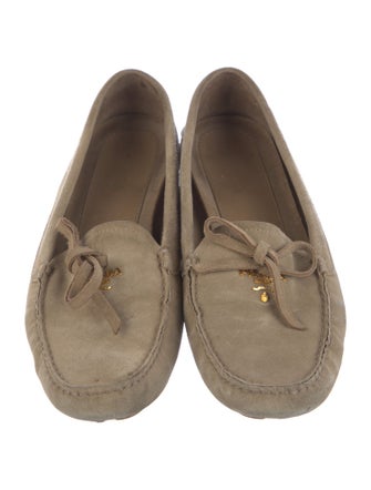 Prada Suede Bow Accents Sneakers