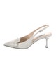 Prada Leather Slingback Pumps