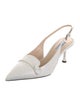 Prada Leather Slingback Pumps