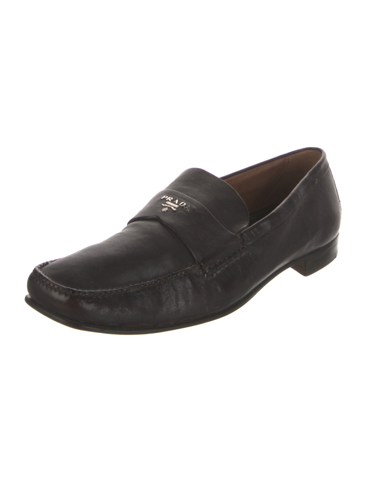 Prada Vintage Leather Dress Loafers