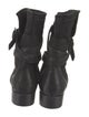Prada Leather Moto Boots