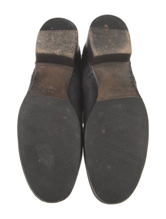 Prada Leather Moto Boots