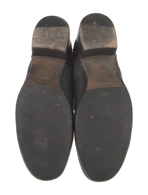 Prada Leather Moto Boots