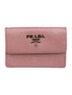Prada Saffiano Metal Leather Wallet