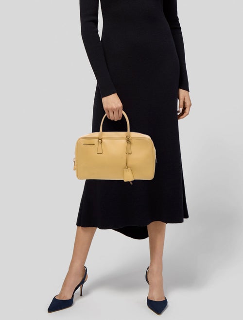 Prada Saffiano Leather Bauletto