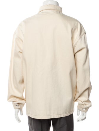 Prada 2022 Enameled Metal Triangle Jacket