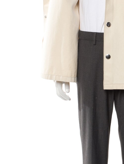 Prada 2022 Enameled Metal Triangle Jacket