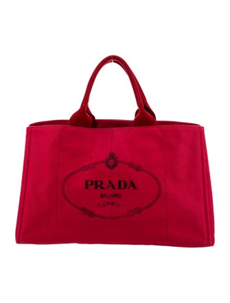 Prada Enameled Metal Triangle Tote