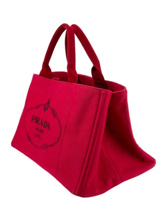 Prada Enameled Metal Triangle Tote