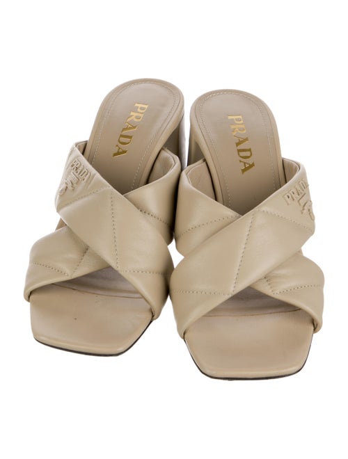 Prada Leather Slides