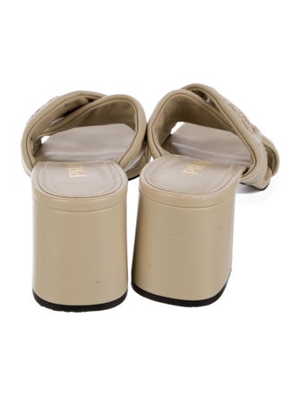 Prada Leather Slides
