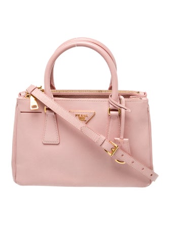 Prada Saffiano Leather Galleria Double Zip Small