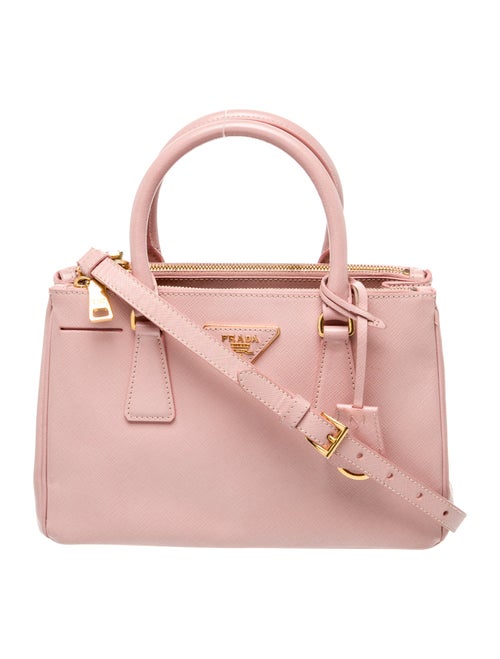 Prada Saffiano Leather Galleria Double Zip Small