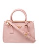 Prada Saffiano Leather Galleria Double Zip Small