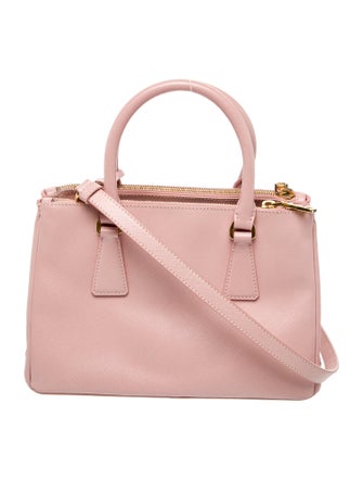 Prada Saffiano Leather Galleria Double Zip Small