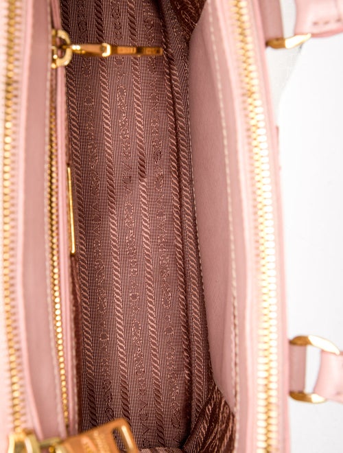 Prada Saffiano Leather Galleria Double Zip Small