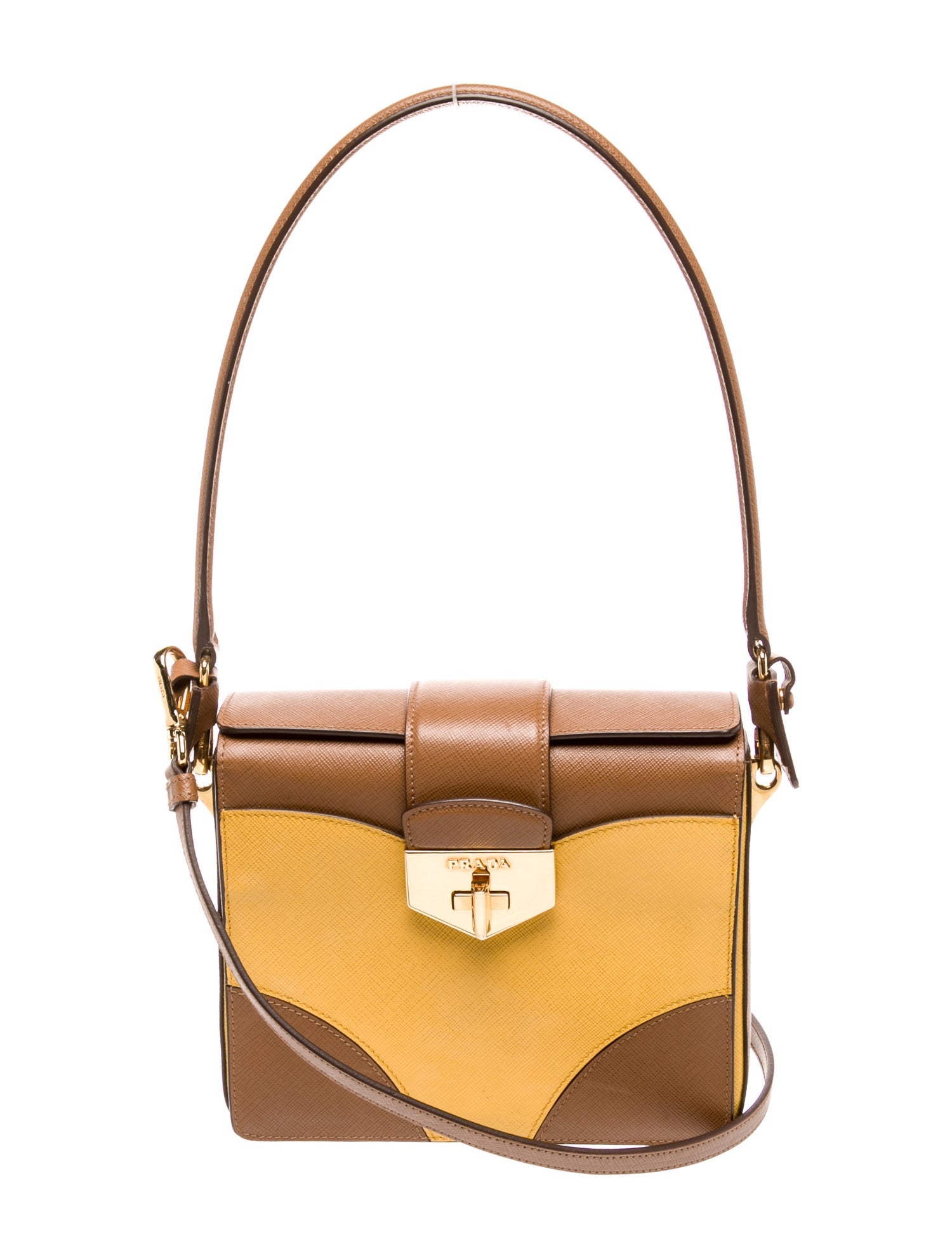 Prada Saffiano Leather Top Handle Bag