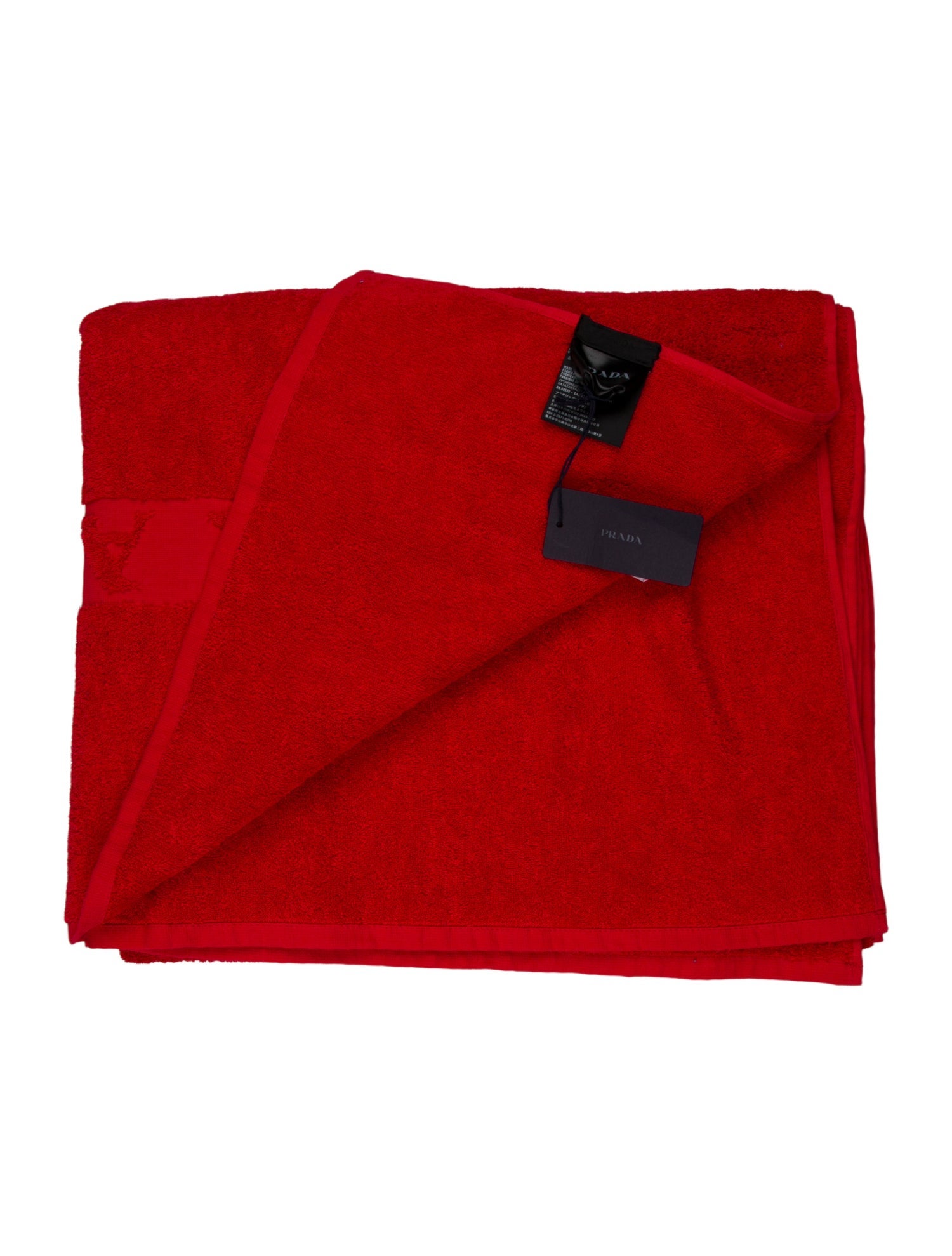 Prada Signature Jacquard Beach Towel w/ Tags