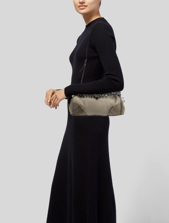 Prada Canvas Shoulder Bag