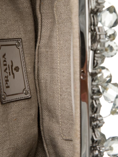 Prada Canvas Shoulder Bag