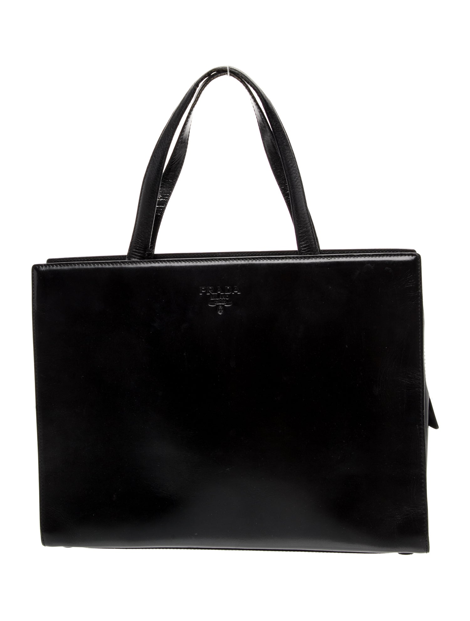 Prada Leather Top Handle Bag