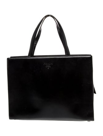 Prada Leather Top Handle Bag