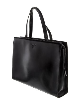 Prada Leather Top Handle Bag