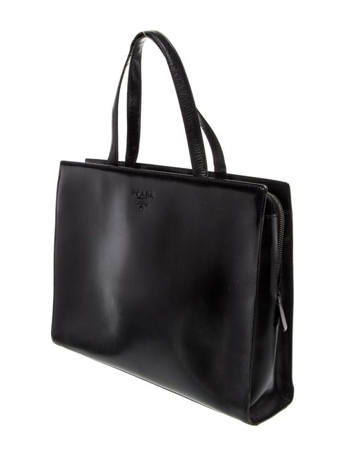 Prada Leather Top Handle Bag