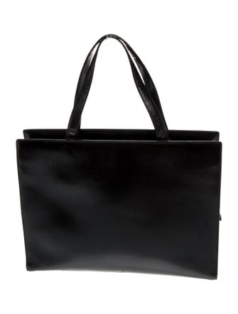 Prada Leather Top Handle Bag