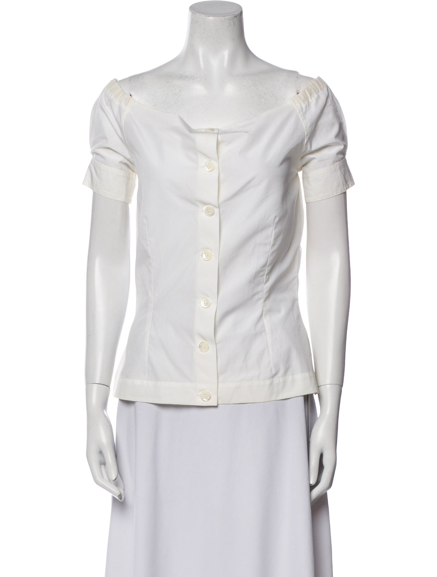 Prada Vintage 1991 Button-Up Top