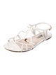 Prada Leather T-Strap Sandals
