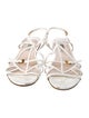 Prada Leather T-Strap Sandals